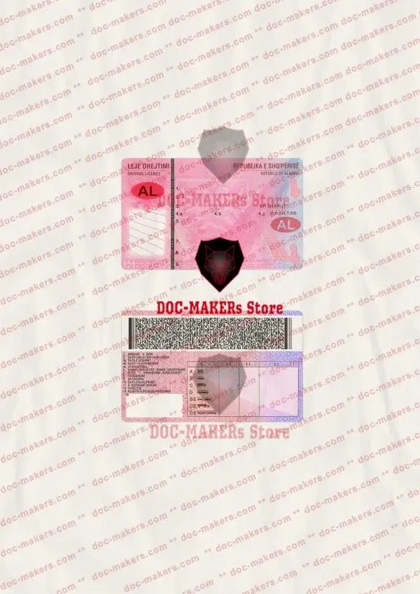 Albania Driving License