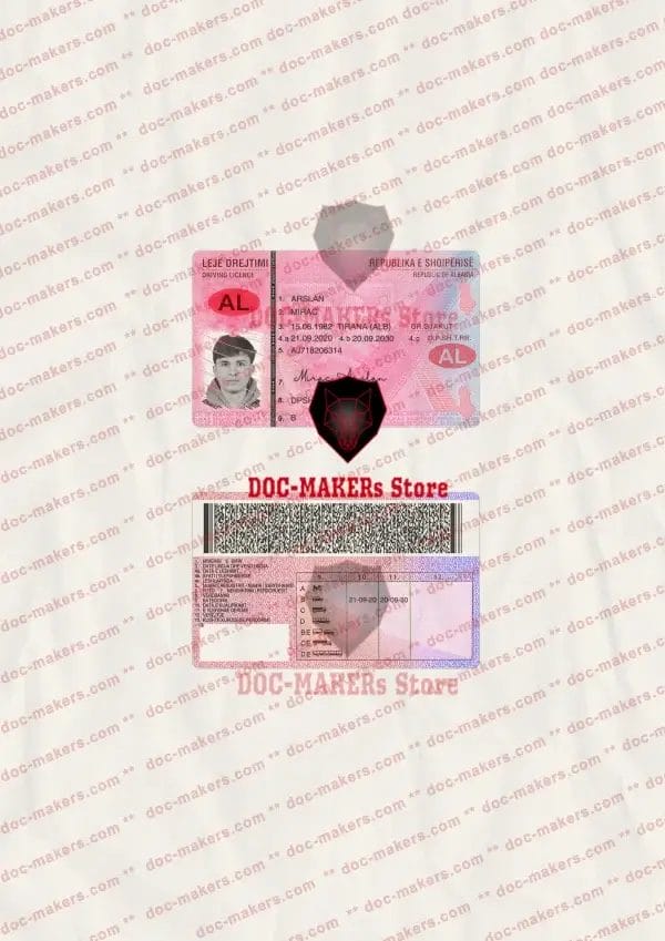 Albania Driving License
