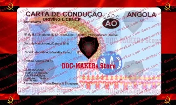 Angola Driving License