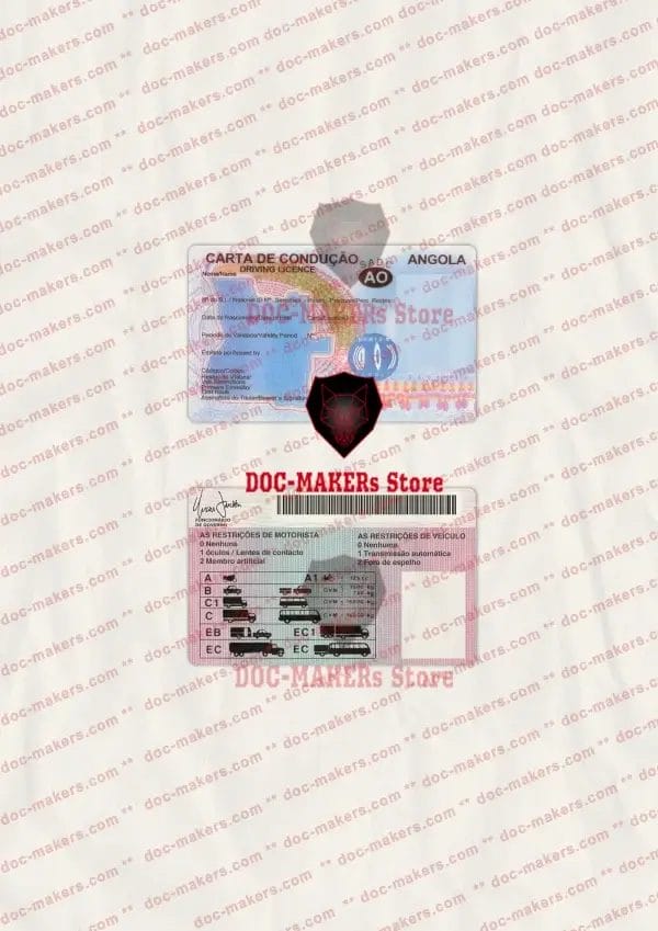 Angola Driving License