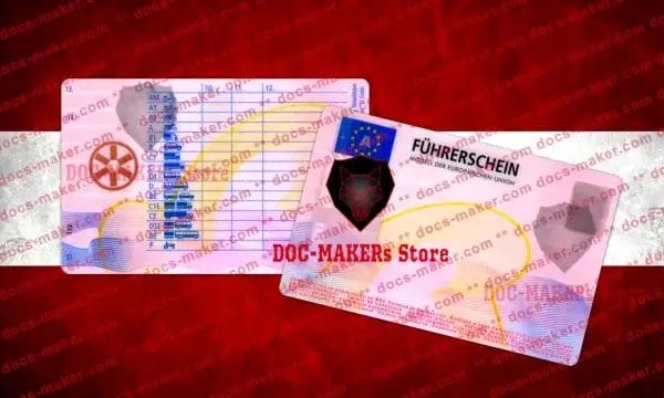 Austria Driving License – V1