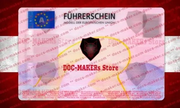 Austria Driving License – V1