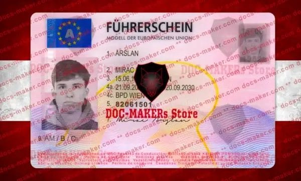 Austria Driving License – V1