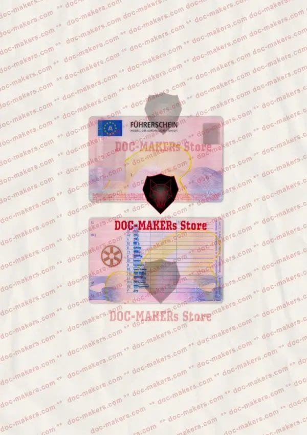 Austria Driving License – V1