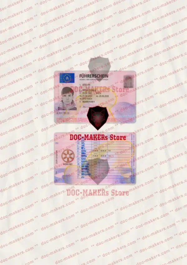 Austria Driving License – V1