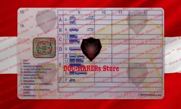 Austria Driving License – V2