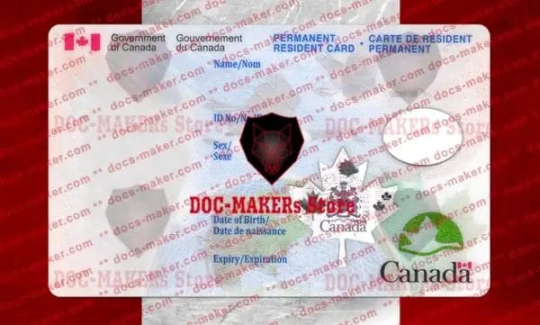 Canada Residence Permit Card