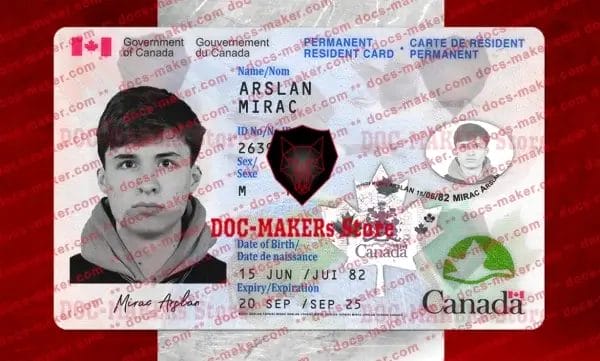 Canada Residence Permit Card