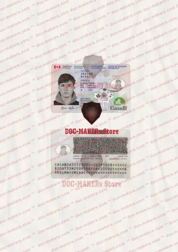 Canada Residence Permit Card