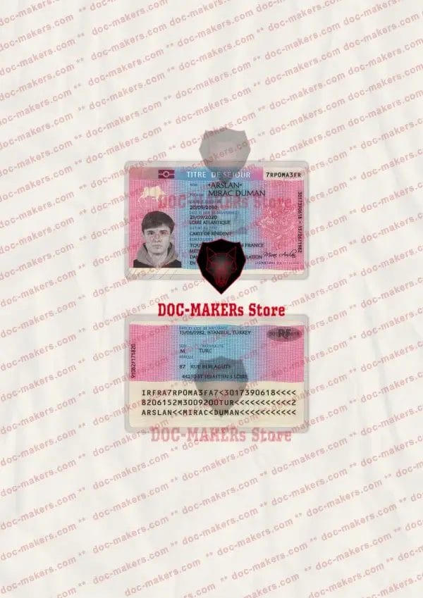 France Residence Permit - V1