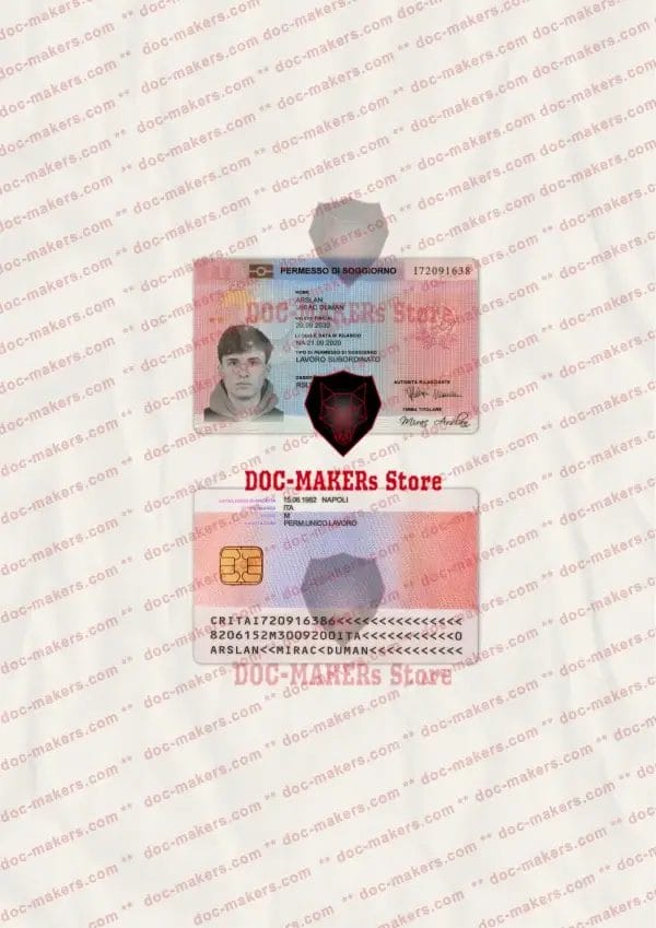Italy Residence Permit - V1