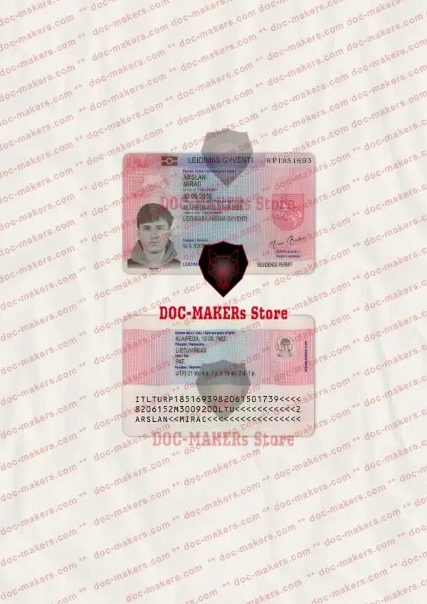 Lithuania Residence Permit - V1
