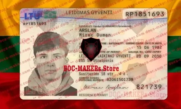 Lithuania Residence Permit - V2