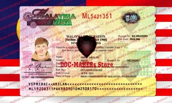Malaysia Visa Sticker V1 02