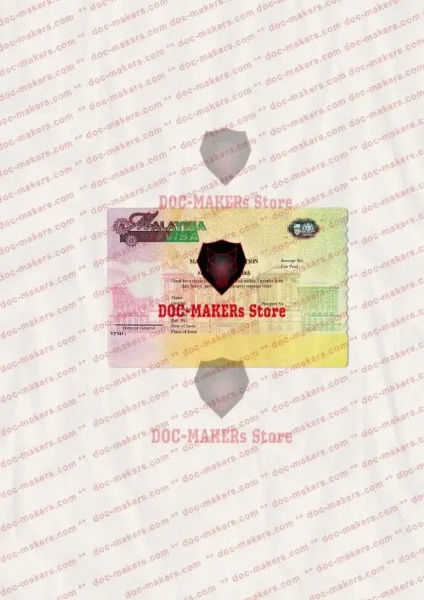 Malaysia Visa Sticker V1 03