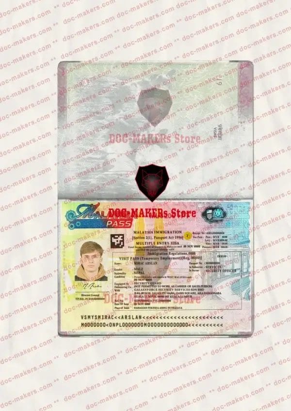 Malaysia Visa Sticker V2 04